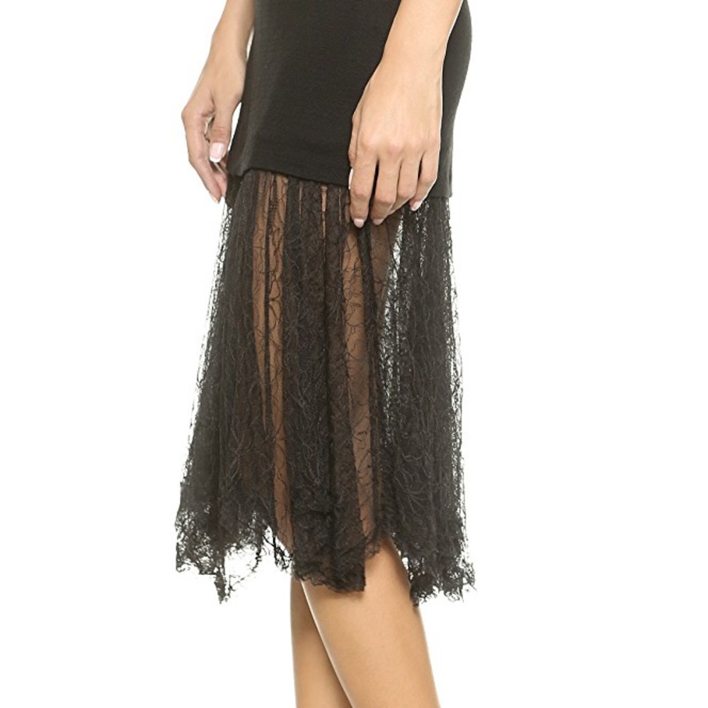 Free People Two for One Black Lace Skirt - Picture 4 of 7